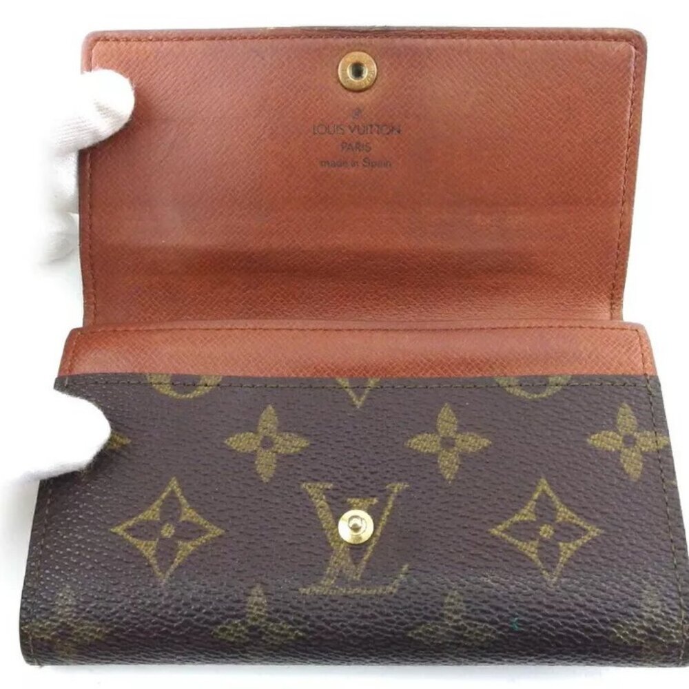 Louis Vuitton Two-folded wallet monogram beige monogram - Picture 8 of 16